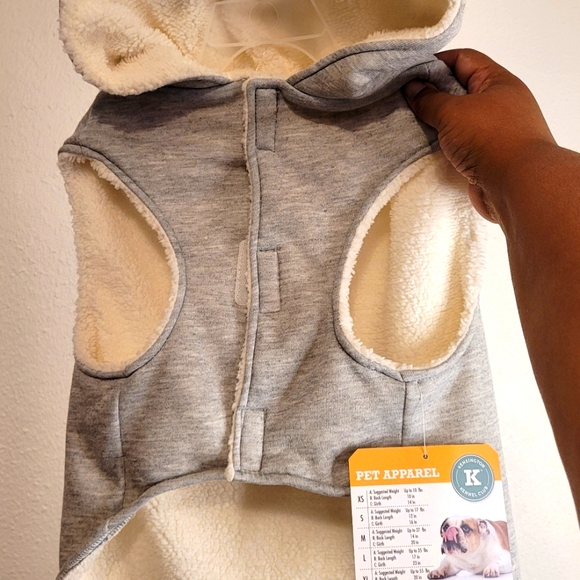 NEW Kensington Kennel Club Pet Faux Fur Coat Apparel Sz XL FIT UP TO 55 LBS Grey - Picture 9 of 14